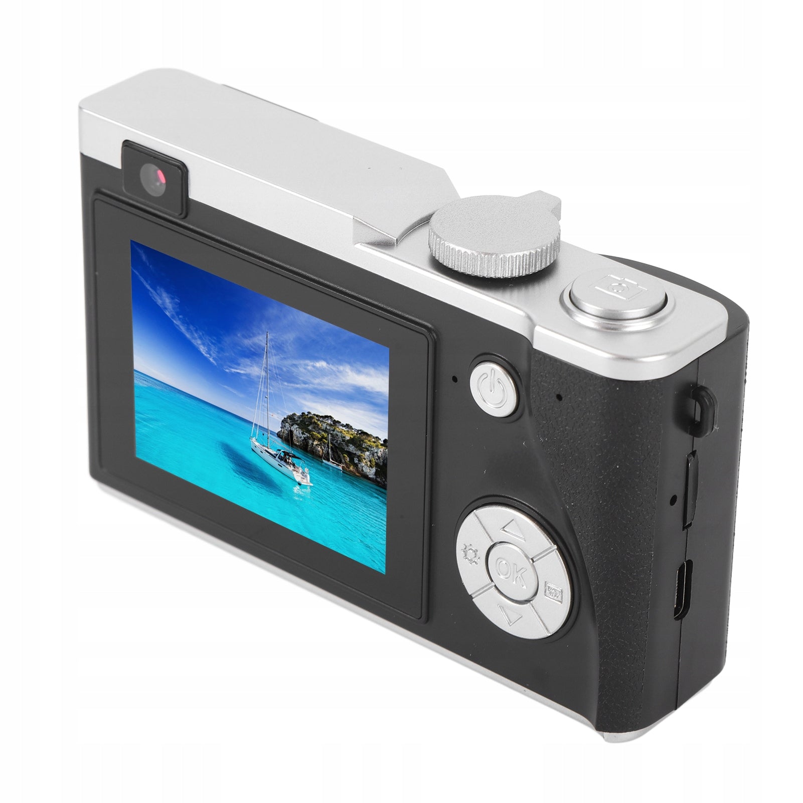 CCD Camera, 4K Video Recording Lightweight Type-C Digital Camera with Charge Function Brand no brand