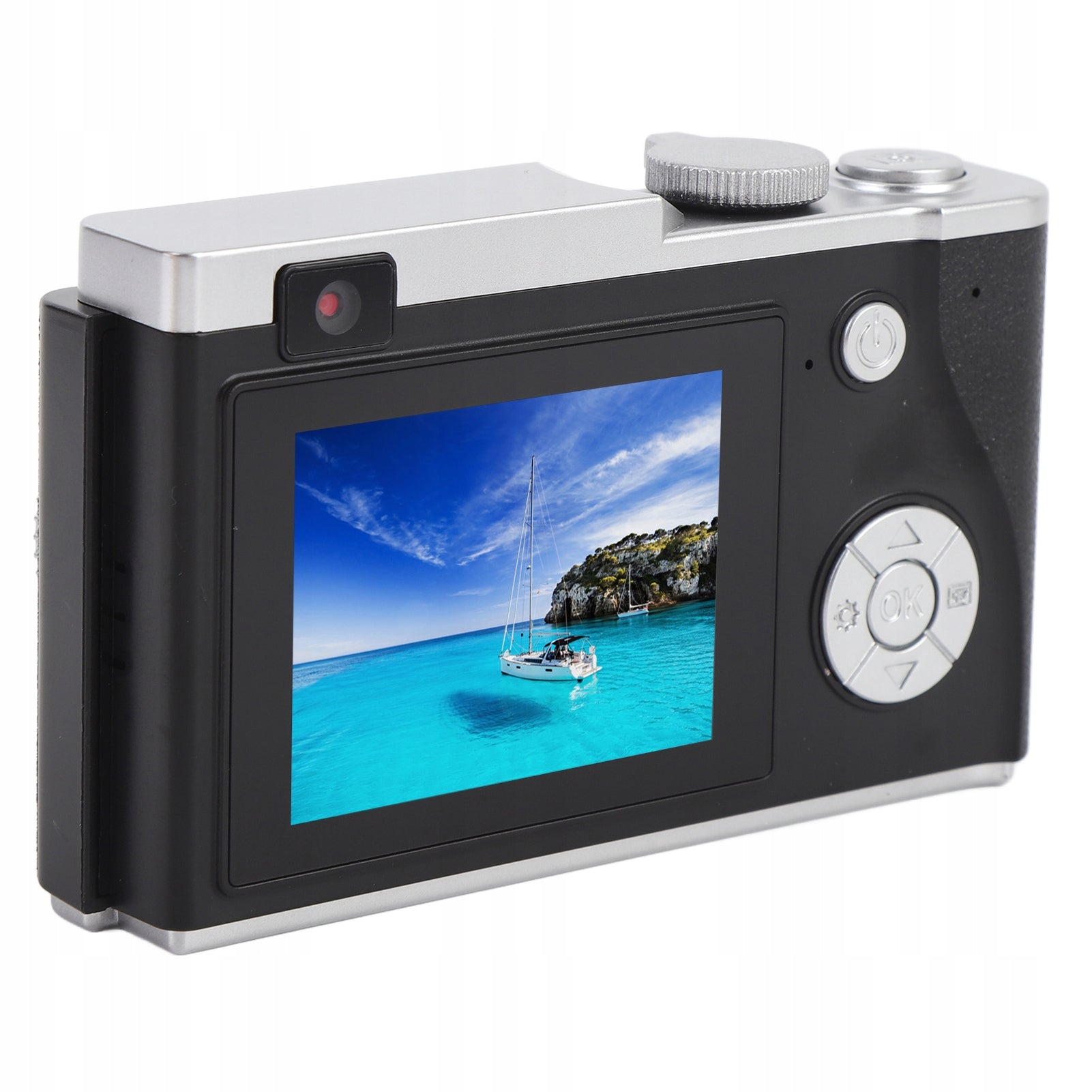CCD Camera, 4K Video Recording Lightweight Type-C Digital Camera with Charge Function
