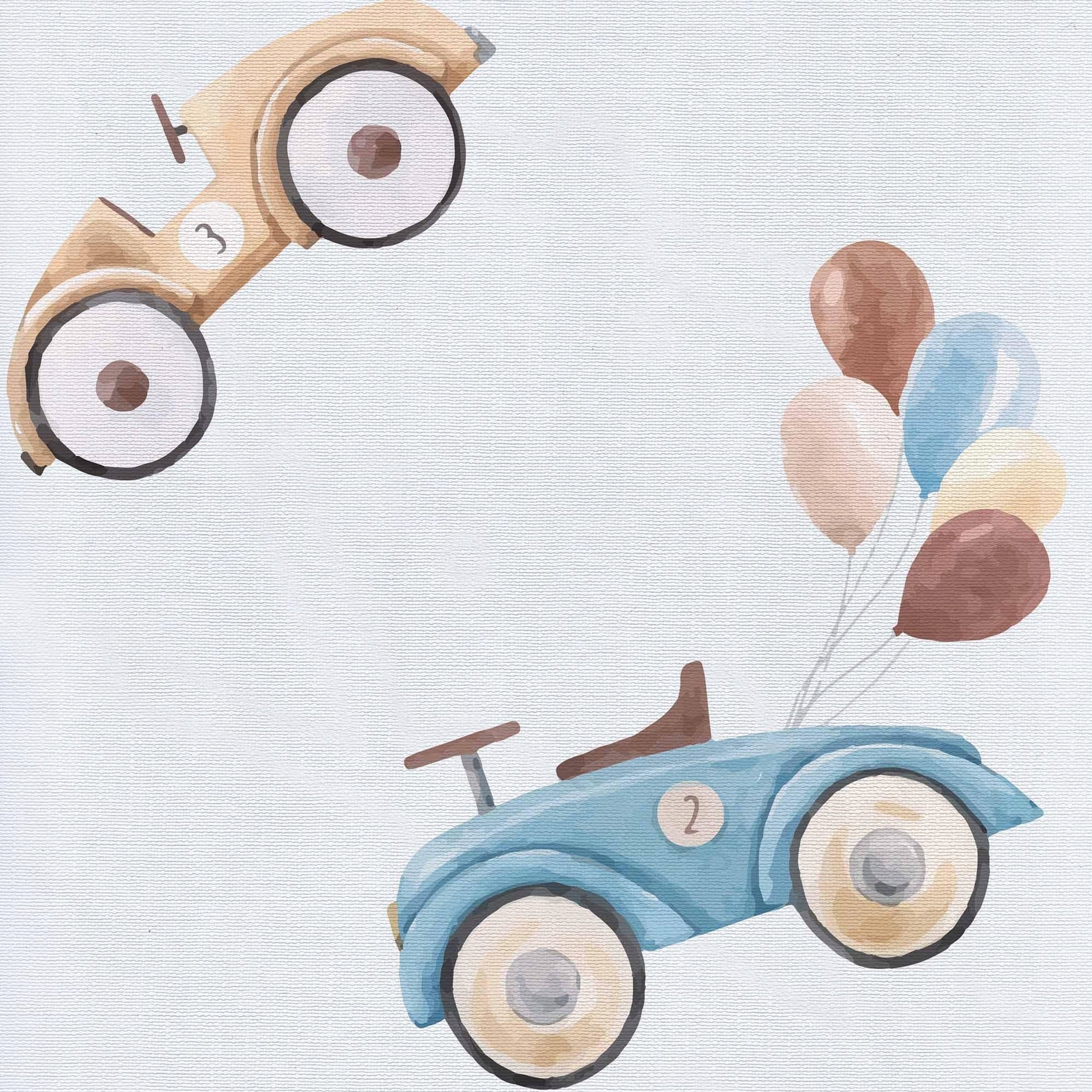CEBA BABY Podložka přebalovací měkká (50x70) Retro Cars Brand Ceba baby