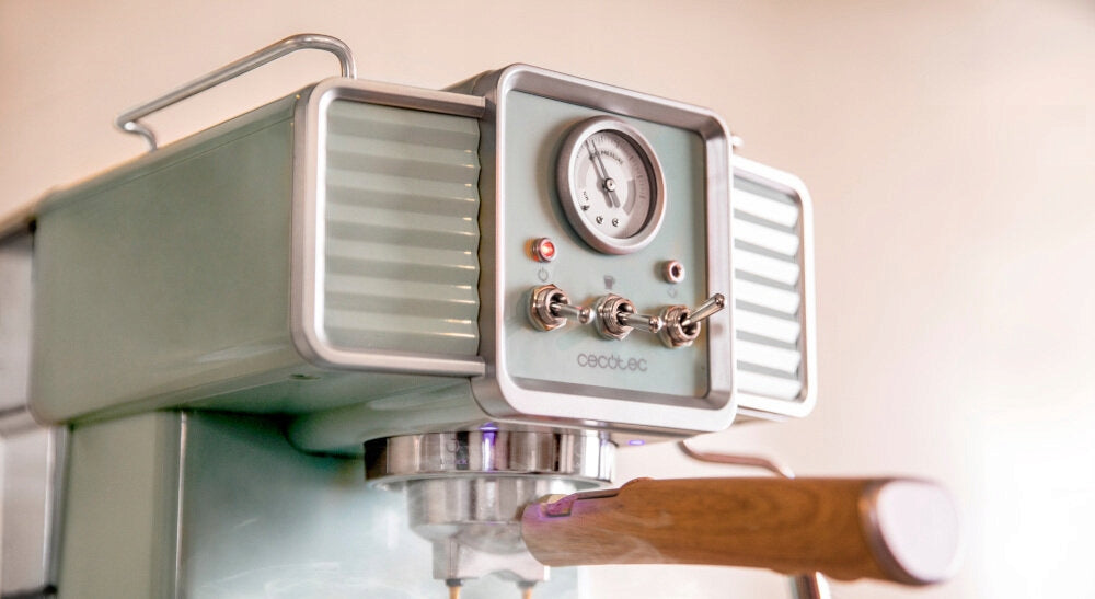 CECOTEC Power Espresso 20 Tradizionale Blue-Silver Model Cumbia Tradizionale