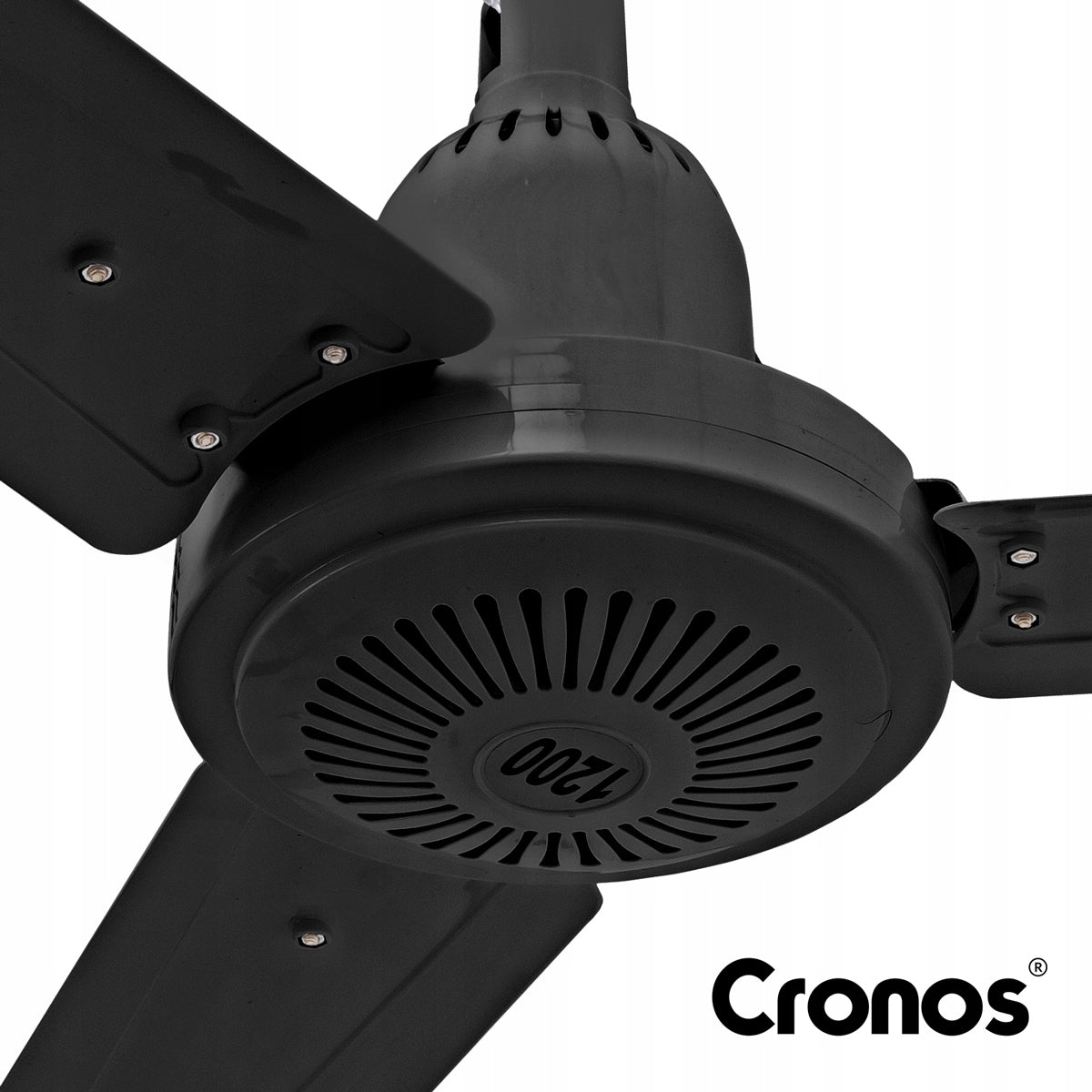 CEILING FAN 120 CM FAN FOR HOME OFFICE QUIET OPERATION REMOTE CONTROL + TIMER Dominant color black