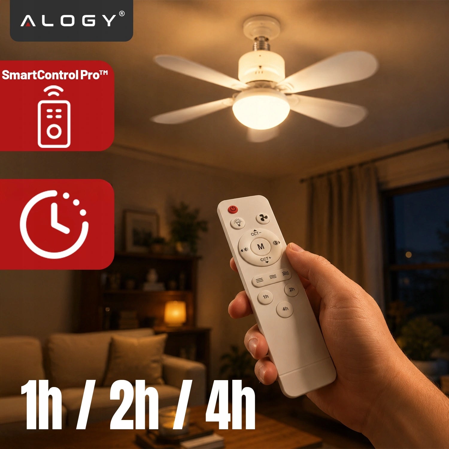 CEILING FAN LAMP WITH REMOTE CONTROL FAN FOR HOME OFFICE QUIET OPERATION TIMER Functions timer