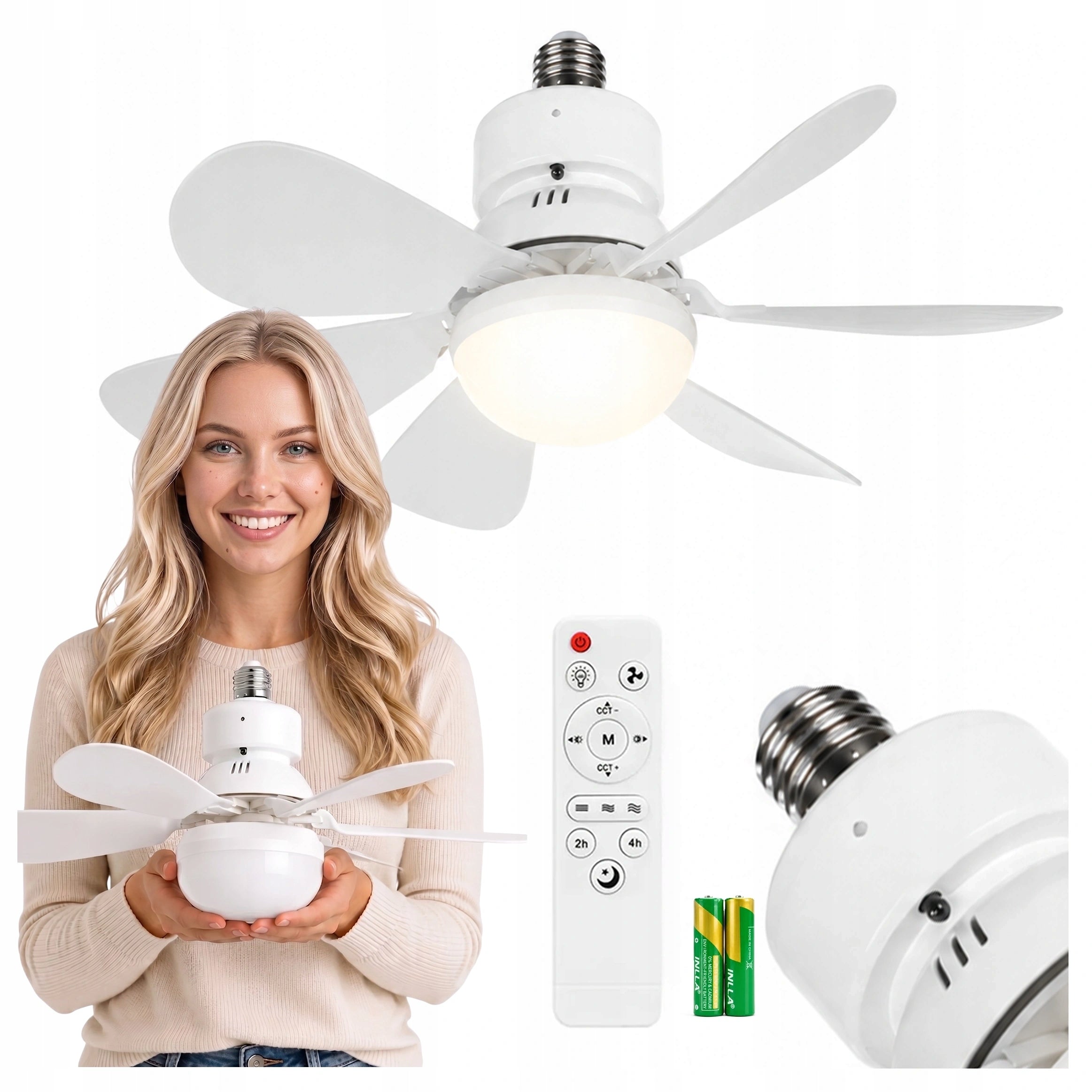 CEILING FAN LAMP WITH REMOTE CONTROL FAN FOR HOME OFFICE QUIET OPERATION TIMER