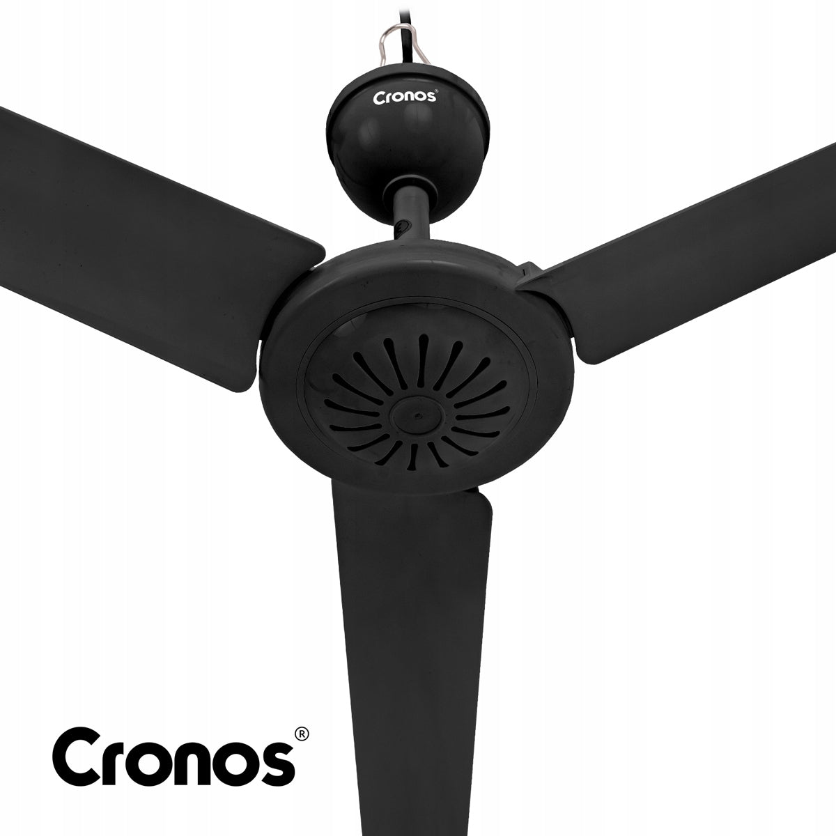 CEILING FAN WITH WINDMILL QUIET BLACK WINDMILL 70cm + PILOT TIMER Additional features energy-saving remote control included height adjustment adjustable height controlled with remote timer overheating protection remote control