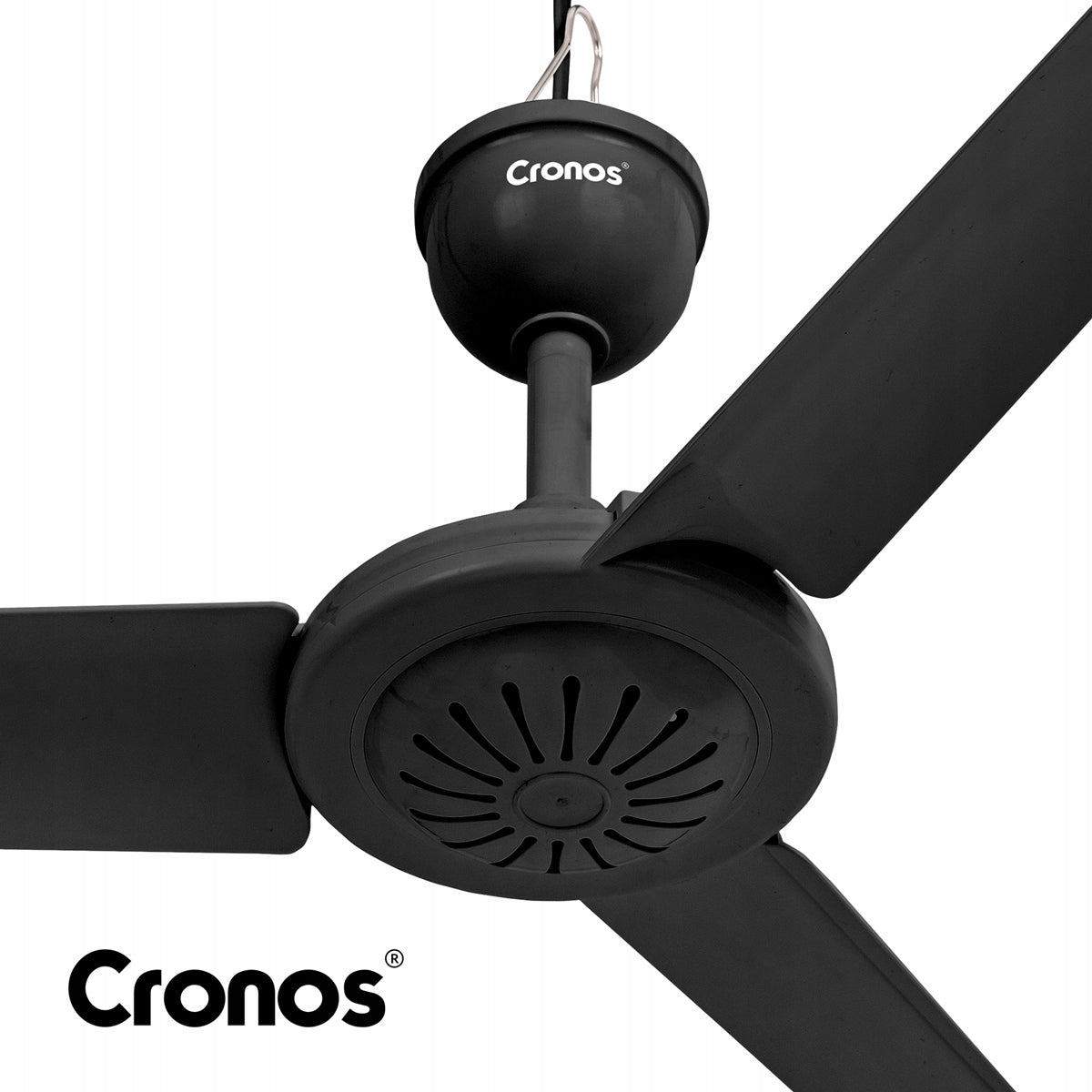 CEILING FAN WITH WINDMILL QUIET BLACK WINDMILL 70cm + PILOT TIMER Certificates of conformity CE