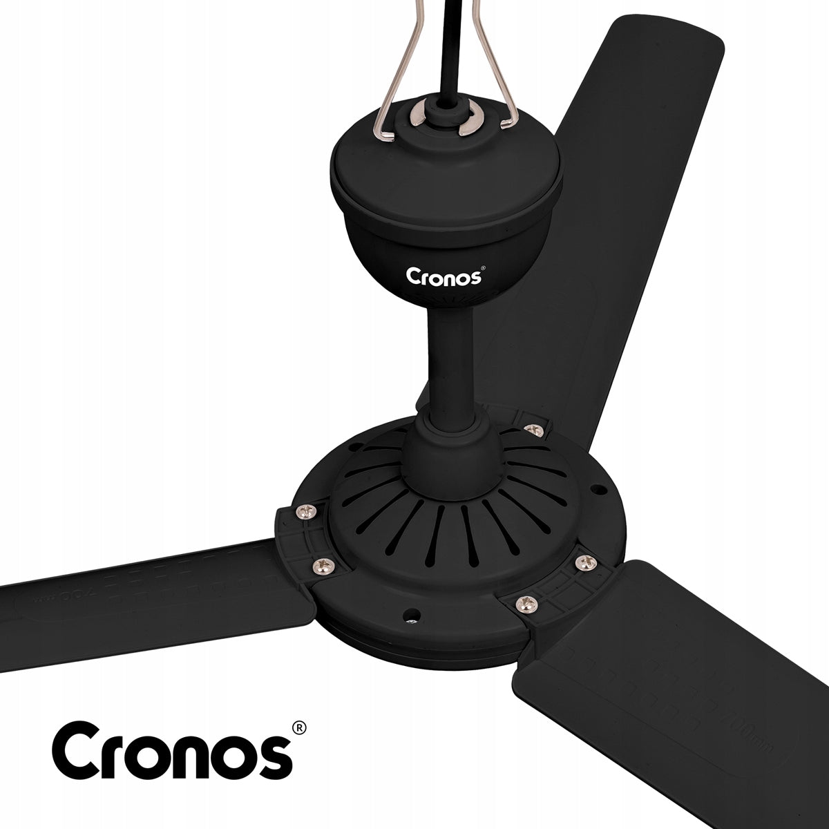 CEILING FAN WITH WINDMILL QUIET BLACK WINDMILL 70cm + PILOT TIMER Functions timer