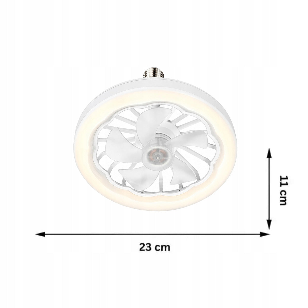 CEILING FAN with LED PLAFON Lighting Light Adjustment + Remote Control Brand HOME & MARKER