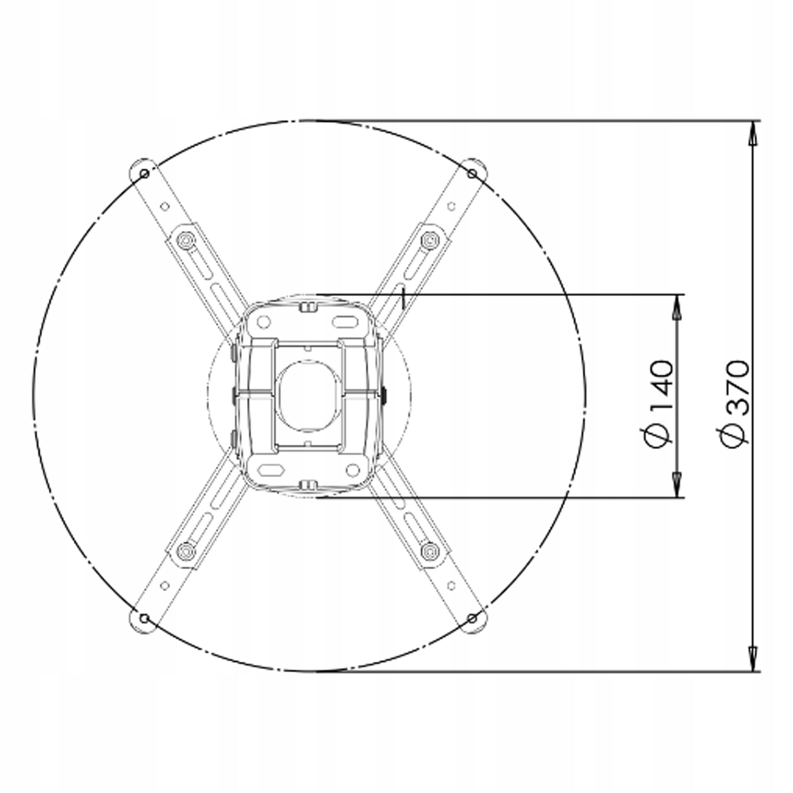 CEILING MOUNT FOR PROJECTOR UNIVERSAL SUPREMA SPIDER ELEGANT 8 WHITE Brand SUPREMA