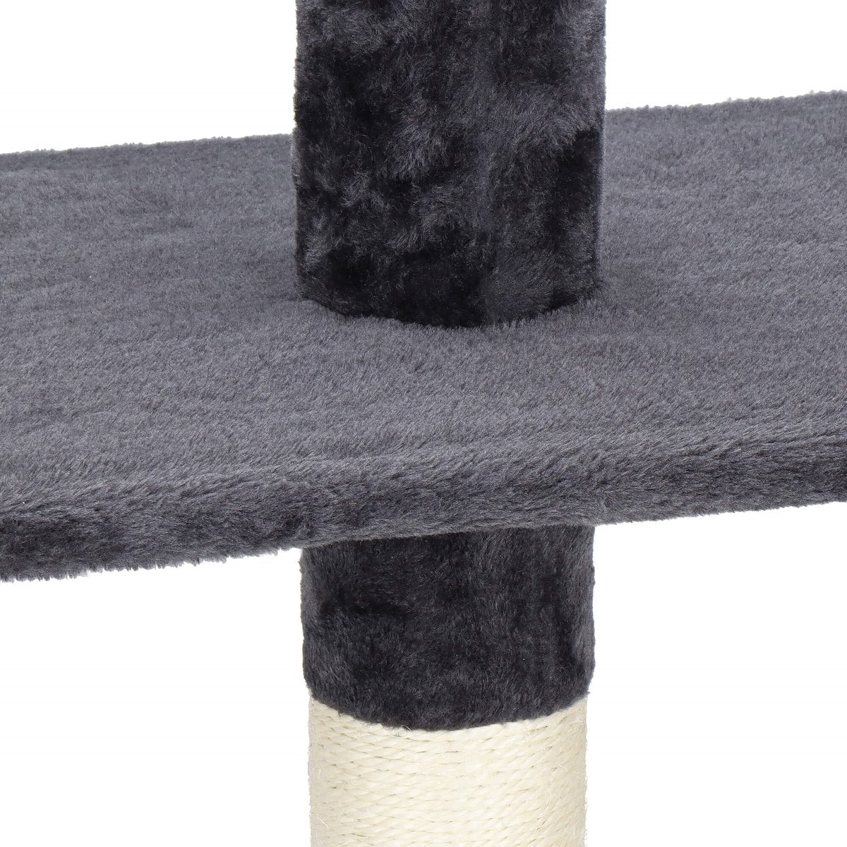 CEILING SCRATCHING POST 5 LEVELS FOR CAT LARGE BED POST TOWER GREY XXL Number of levels 5