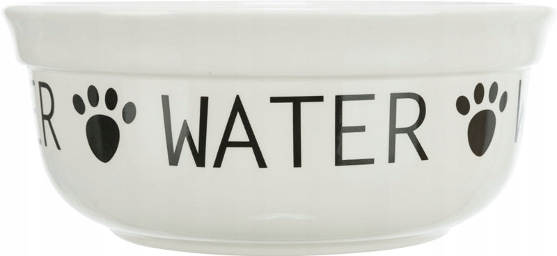 CERAMIC BOWL for Large Dog for Water Food HEAVY TRIXIE WATER 1,6L/20cm Capacity 1.6 l
