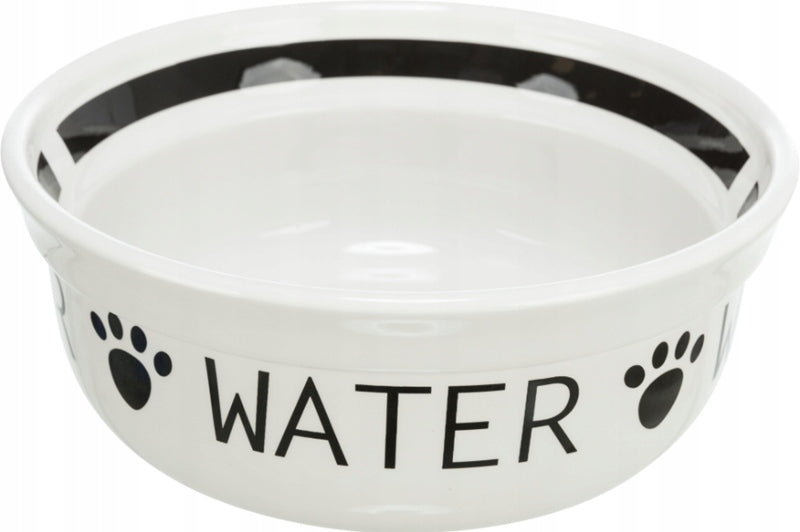 CERAMIC BOWL for Large Dog for Water Food HEAVY TRIXIE WATER 1,6L/20cm Material ceramic