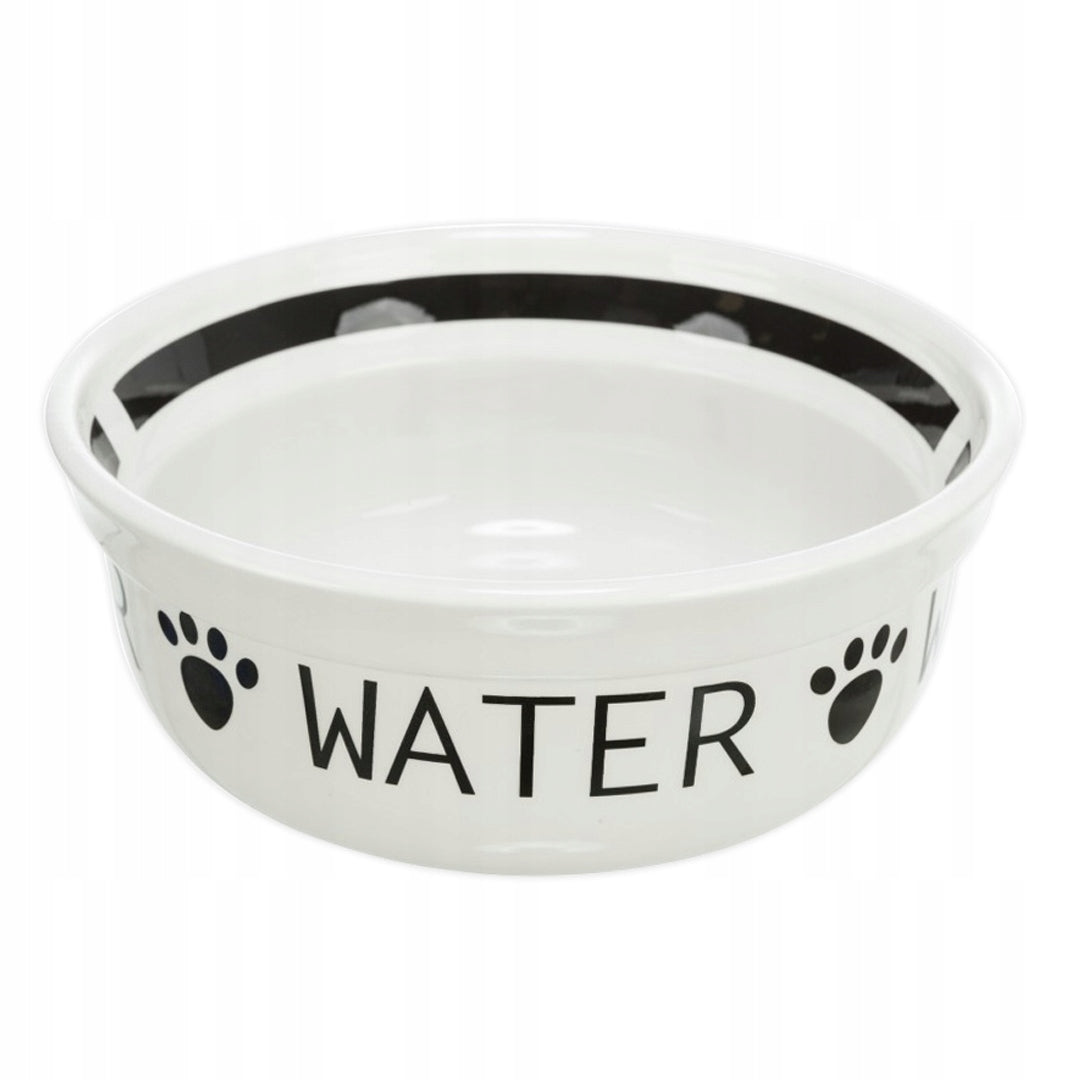 CERAMIC BOWL for Large Dog for Water Food HEAVY TRIXIE WATER 1,6L/20cm Packaging status original