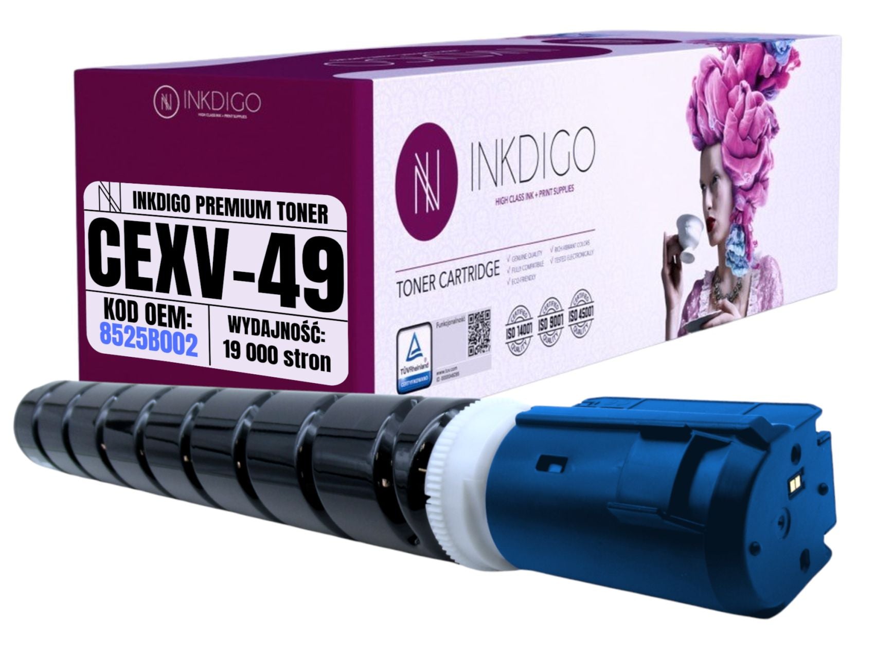 CEXV49 Toner cartridge for Canon ImageRunner Advance DX C 3720 3725 3730