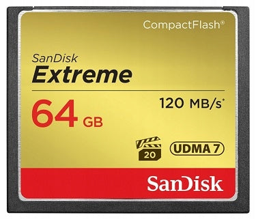CF Card 64GB Extreme 120MB/s UDMA7 SanDisk /80045610