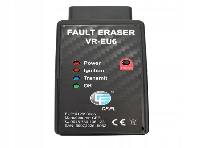 CF Error Checker for DAF XF106 Euro 6 AdBlue SCR reset power limit Manufacturer code Kasownik błędów DAF Euro 5 lub 6 - AD095