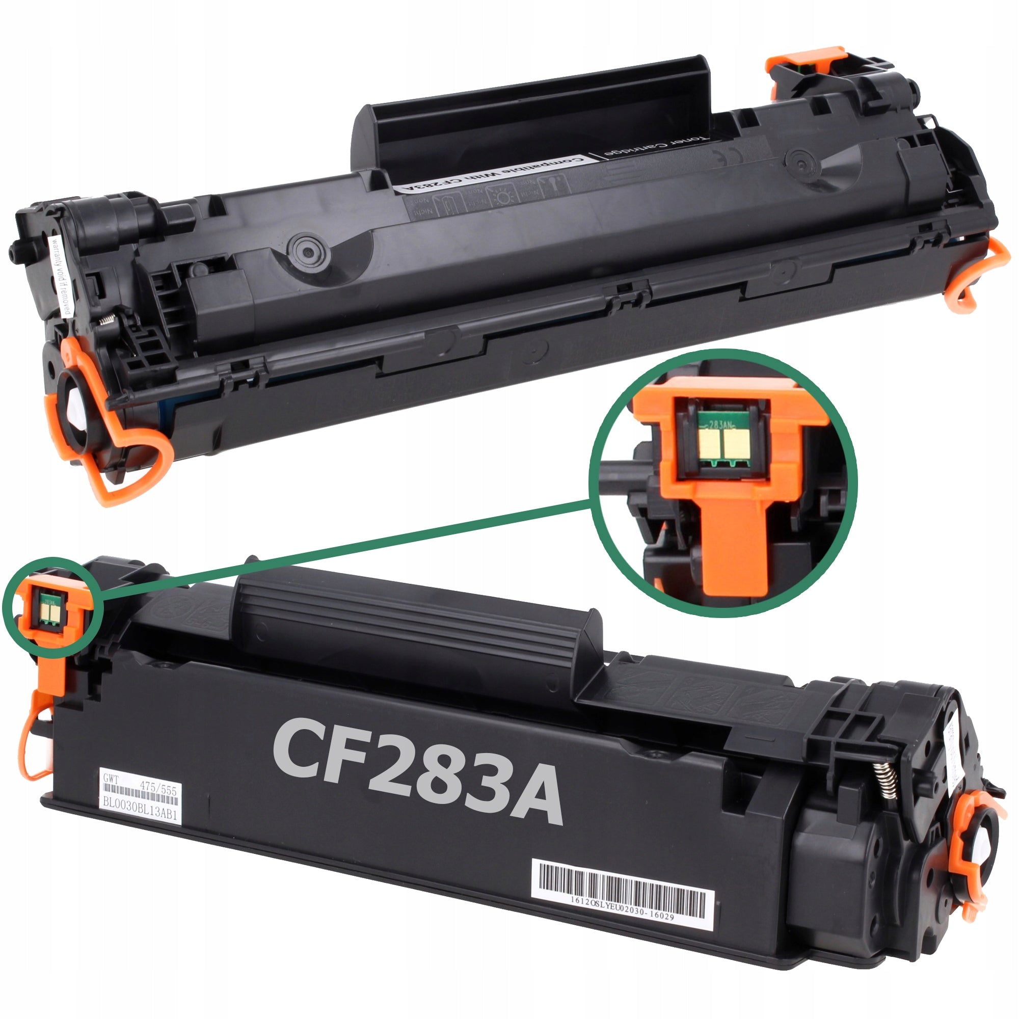 CF283A 83A Toner Cartridge for HP LaserJet Pro MFP M125a M125nw M127fw M225dw