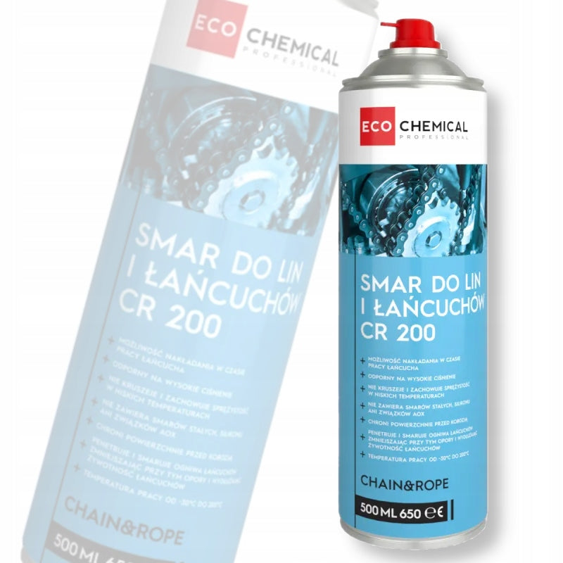 CHAIN ROPE GREASE CR200 CAN 500ML HIGHLY ADHESIVE ECOCHEMICAL