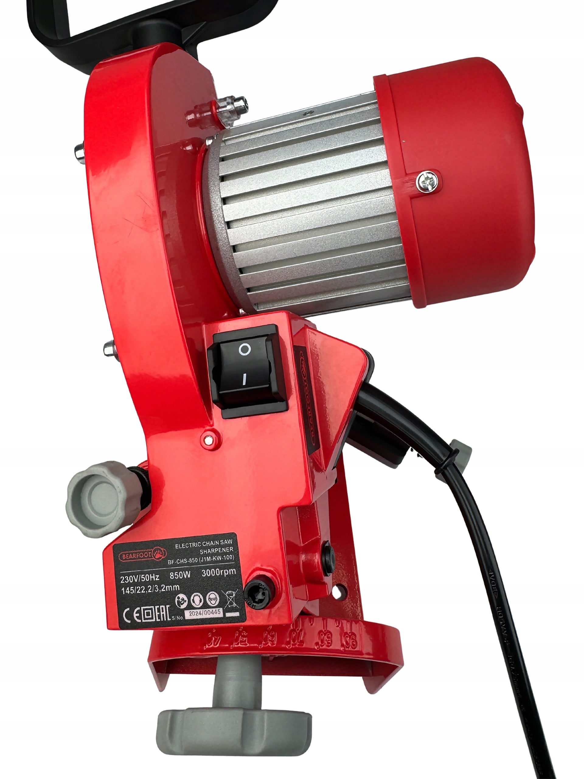 CHAIN SHARPENER ELECTRIC INDUCTION METAL LARGE WITH LED 2x DIAL Additional information transparent protective cover chain tension adjustment
