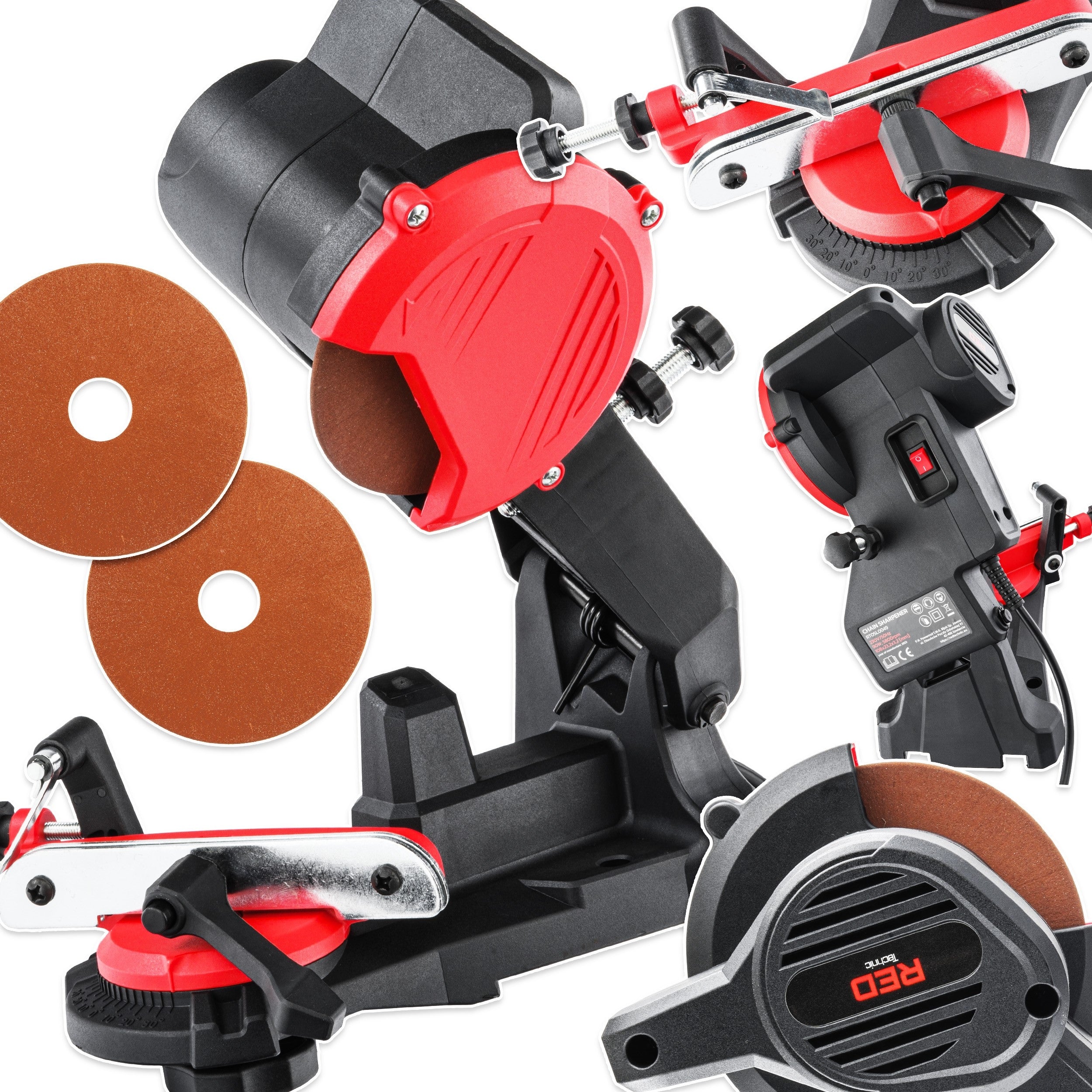 CHAIN SHARPENER SAW CHAINSAW ELECTRIC SHARPENER 90W 2X DISC