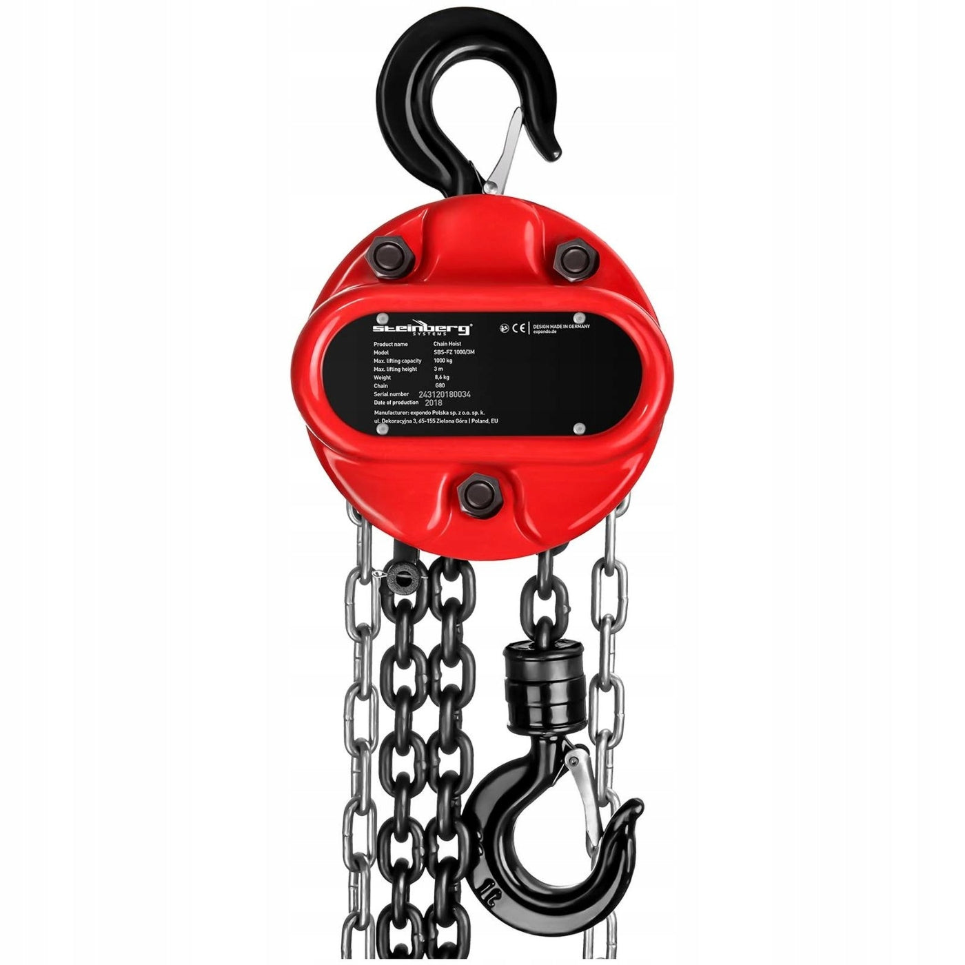 CHAIN WINCH 3 METERS HAND HOIST STRONG