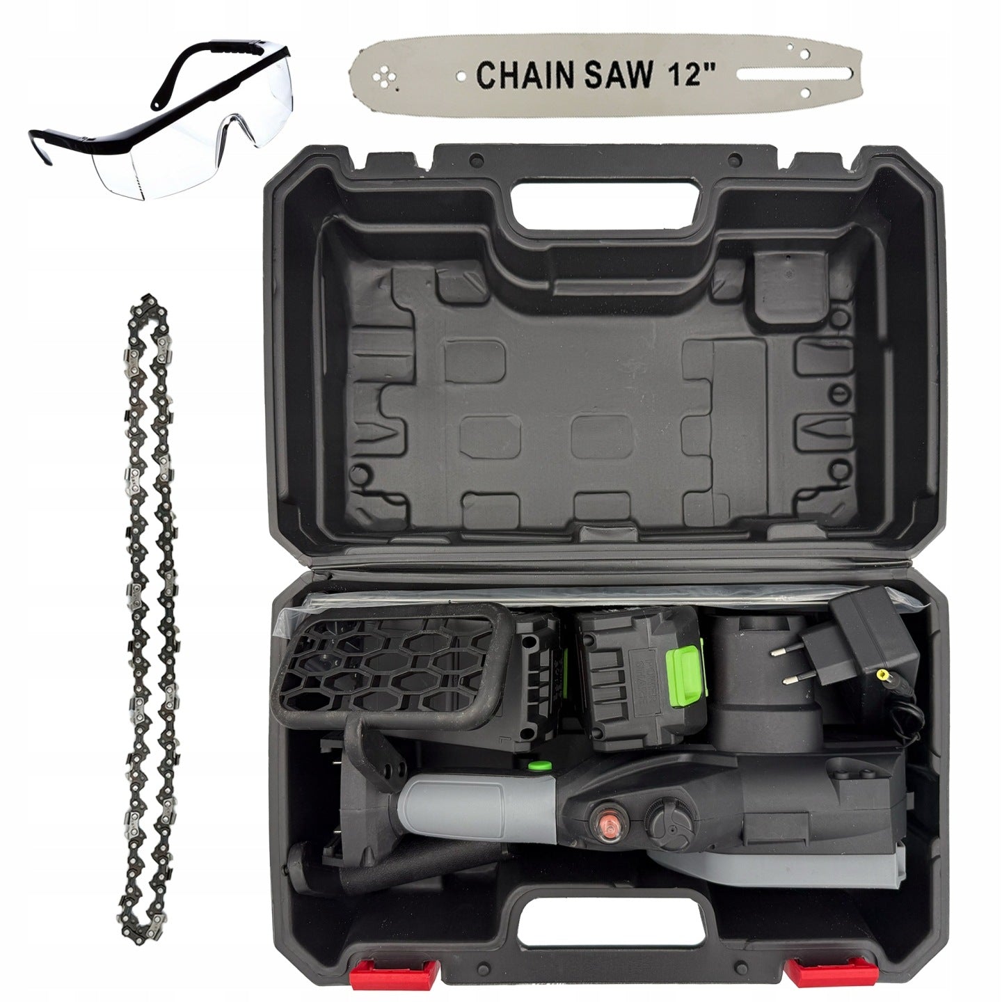 CHAINSAW 12" BRUSHLESS CORDLESS SAW LUBRICATION 2X AKU Manufacturer code Bezszczotkowa piła akumulatorowa 12 cali