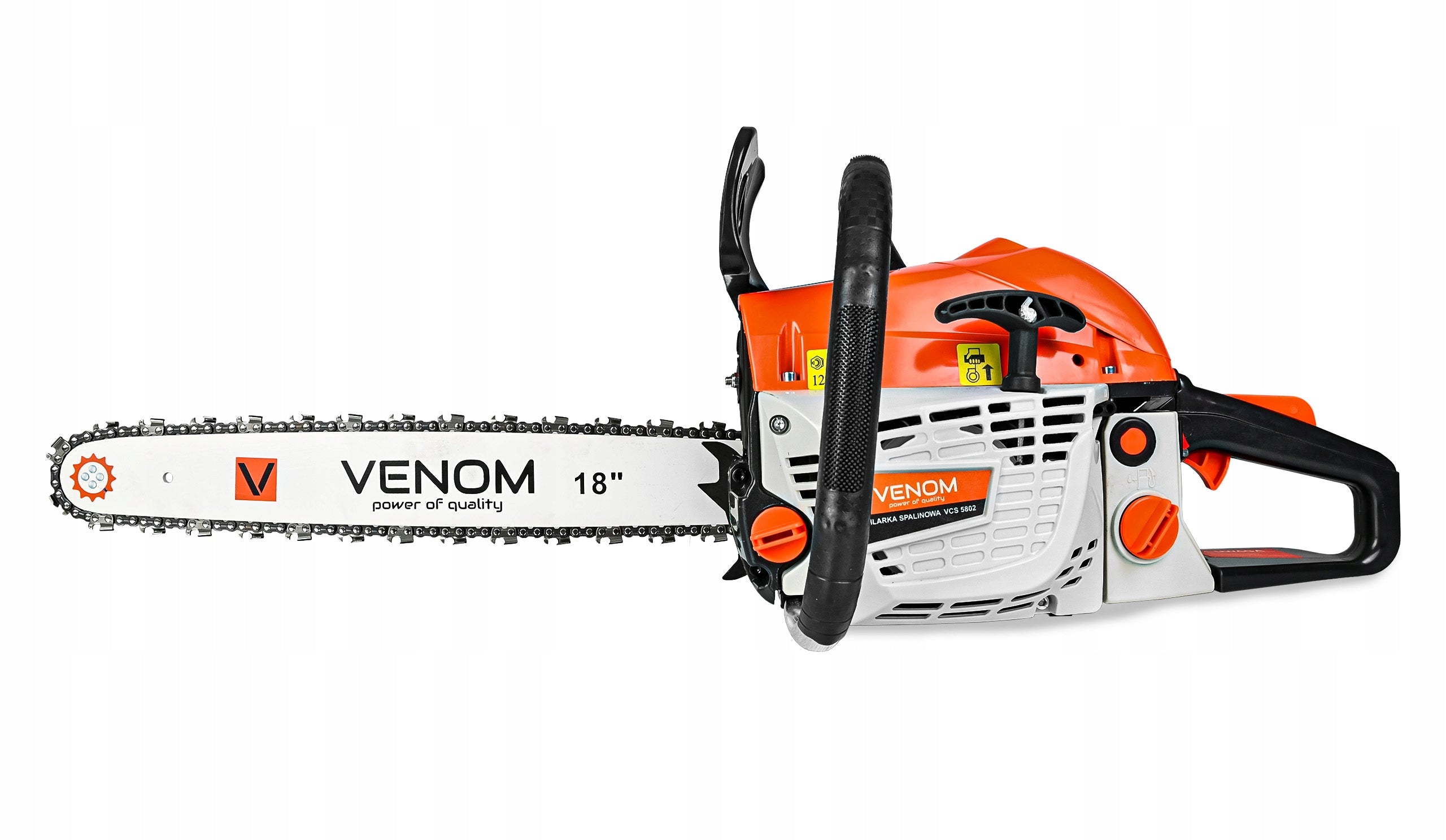 CHAINSAW 58CC 4xCHAIN 2xCHAINS 16' 18' Power supply combustion