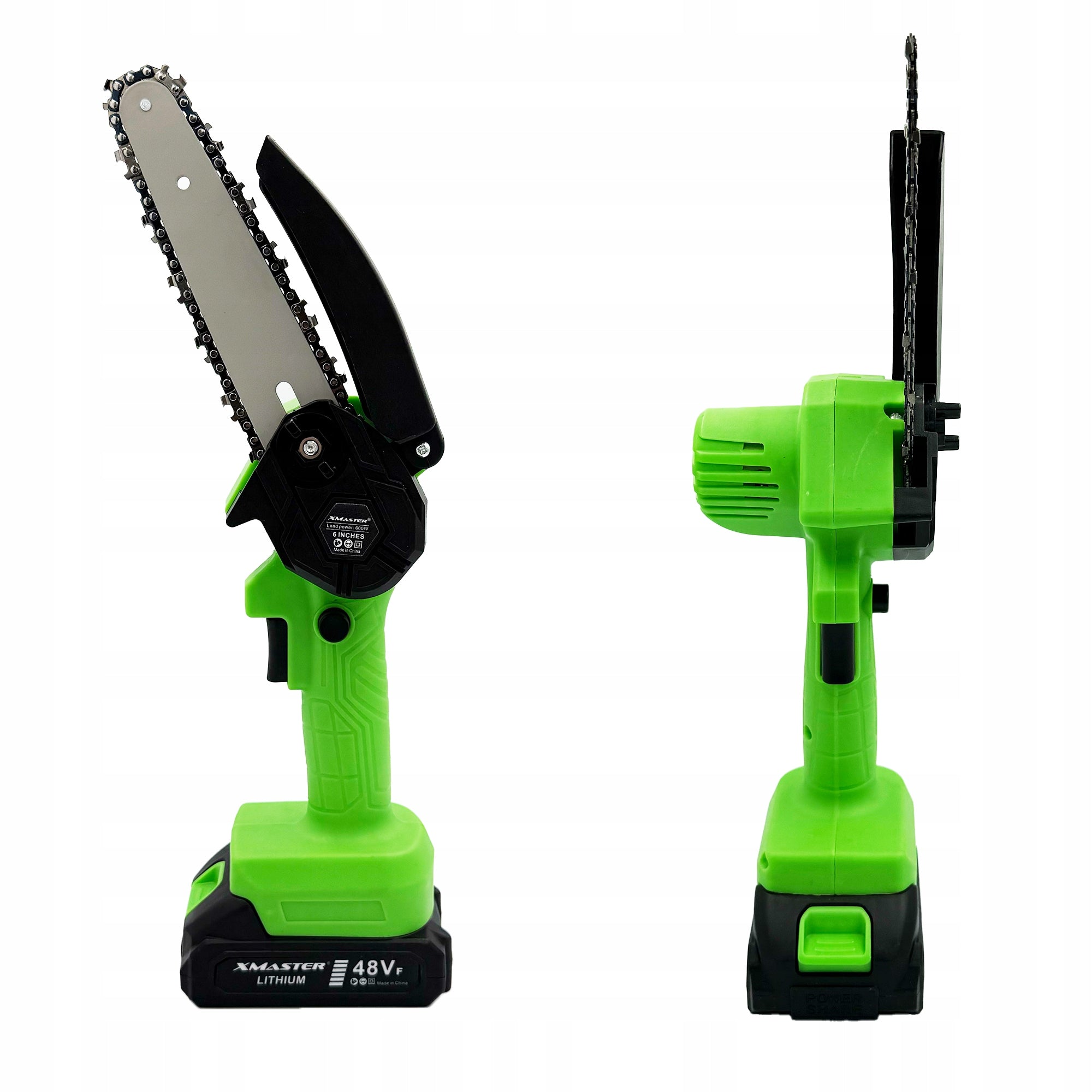 CHAINSAW 6" CORDLESS SAW BRANCH 2x BATTERIES SET Brand XMaster