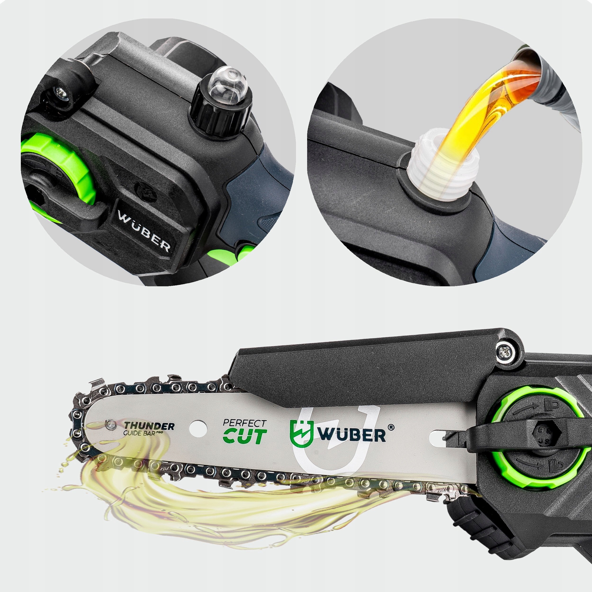 CHAINSAW BRANCH MINI CORDLESS SAW FOR BRANCH 2 AKU WUBER Chain manufacturer Wuber
