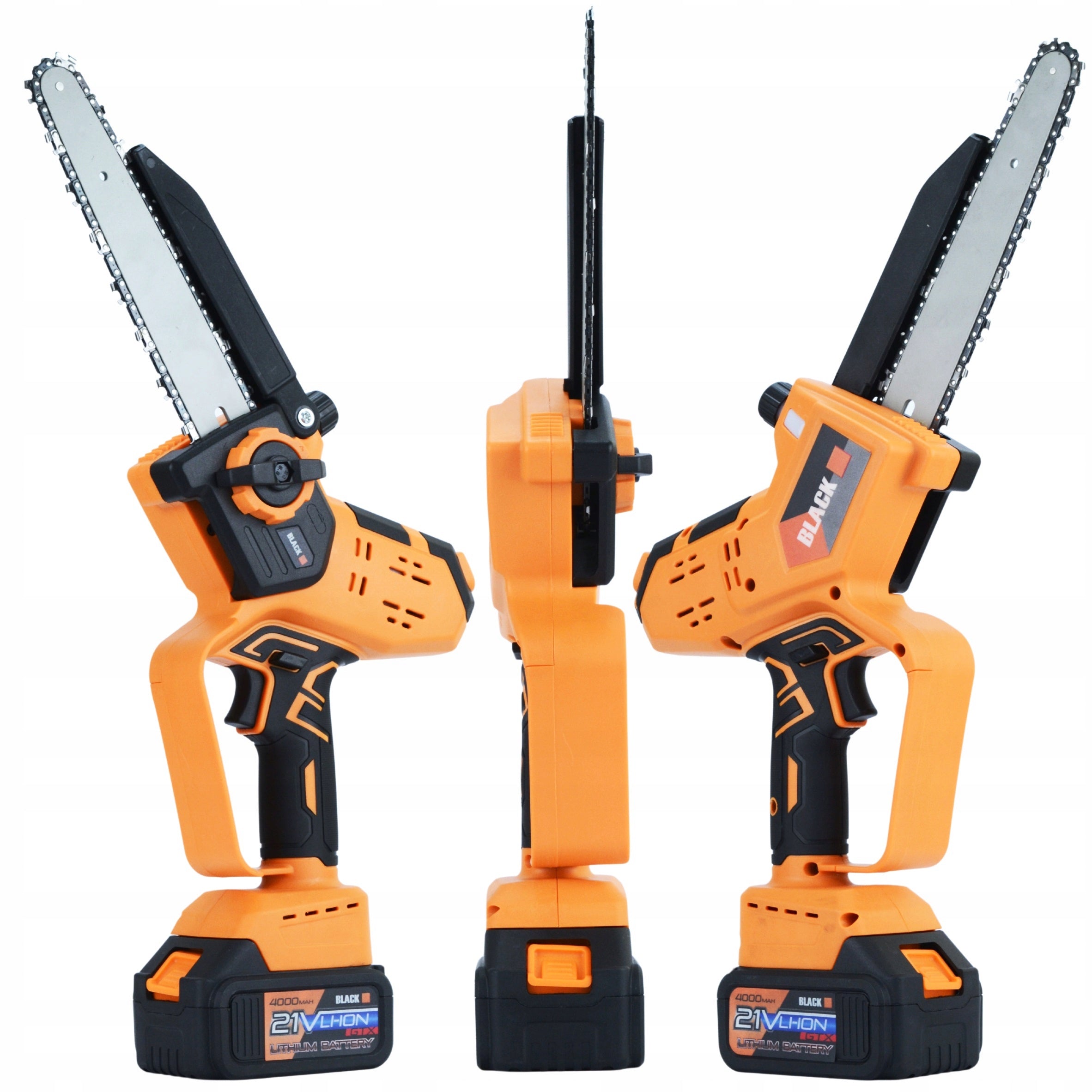 CHAINSAW CORDLESS BRANCH SAW 8" 2 X 4 AH LUBRICATION BL Brand Black