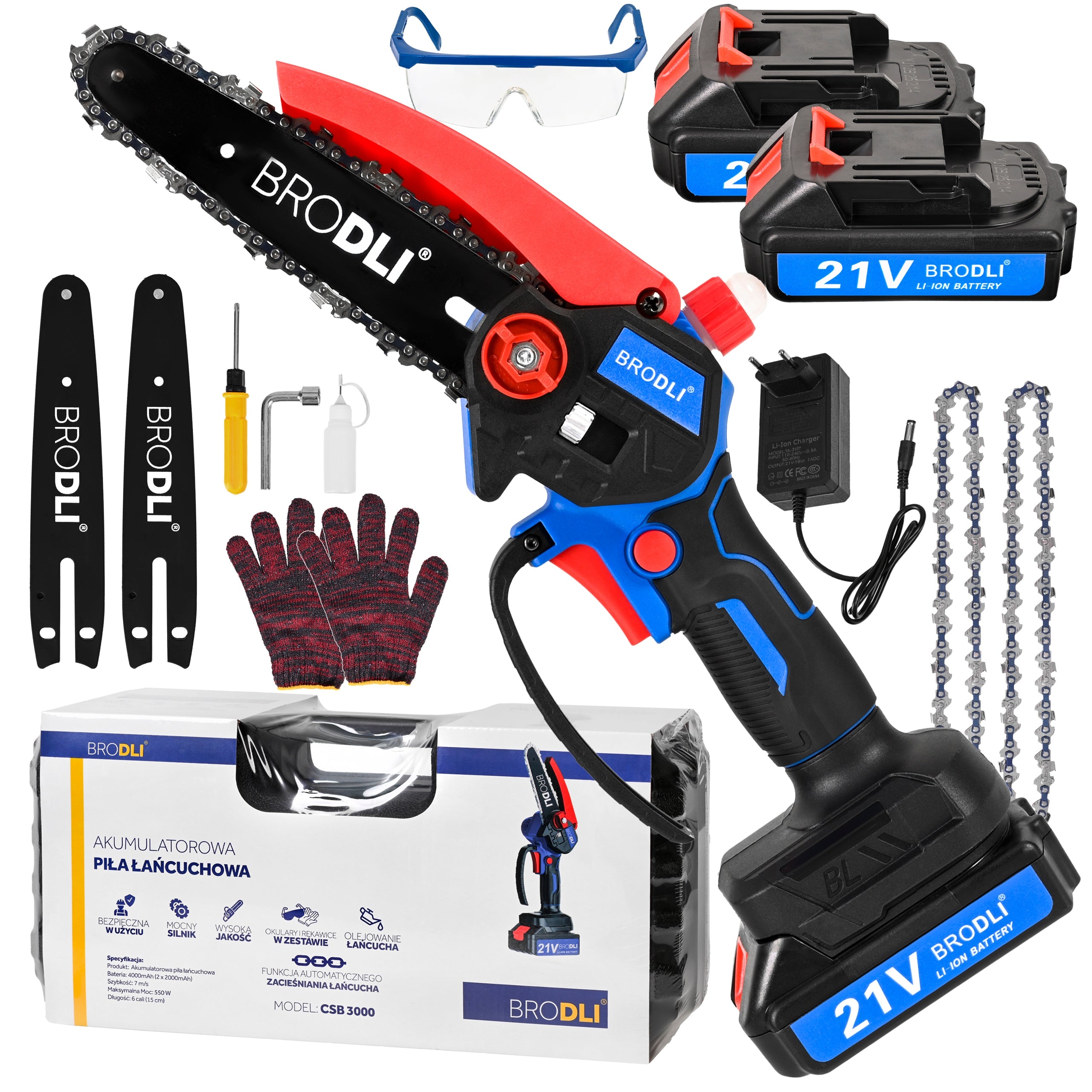 CHAINSAW CORDLESS SAW BRANCH OILING AUTO TENSIONING