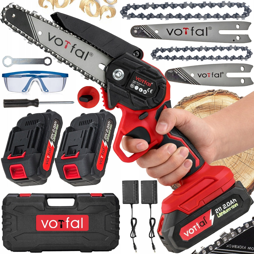 CHAINSAW CORDLESS SAW TWIG for Wood 6” 2xAKU 21V