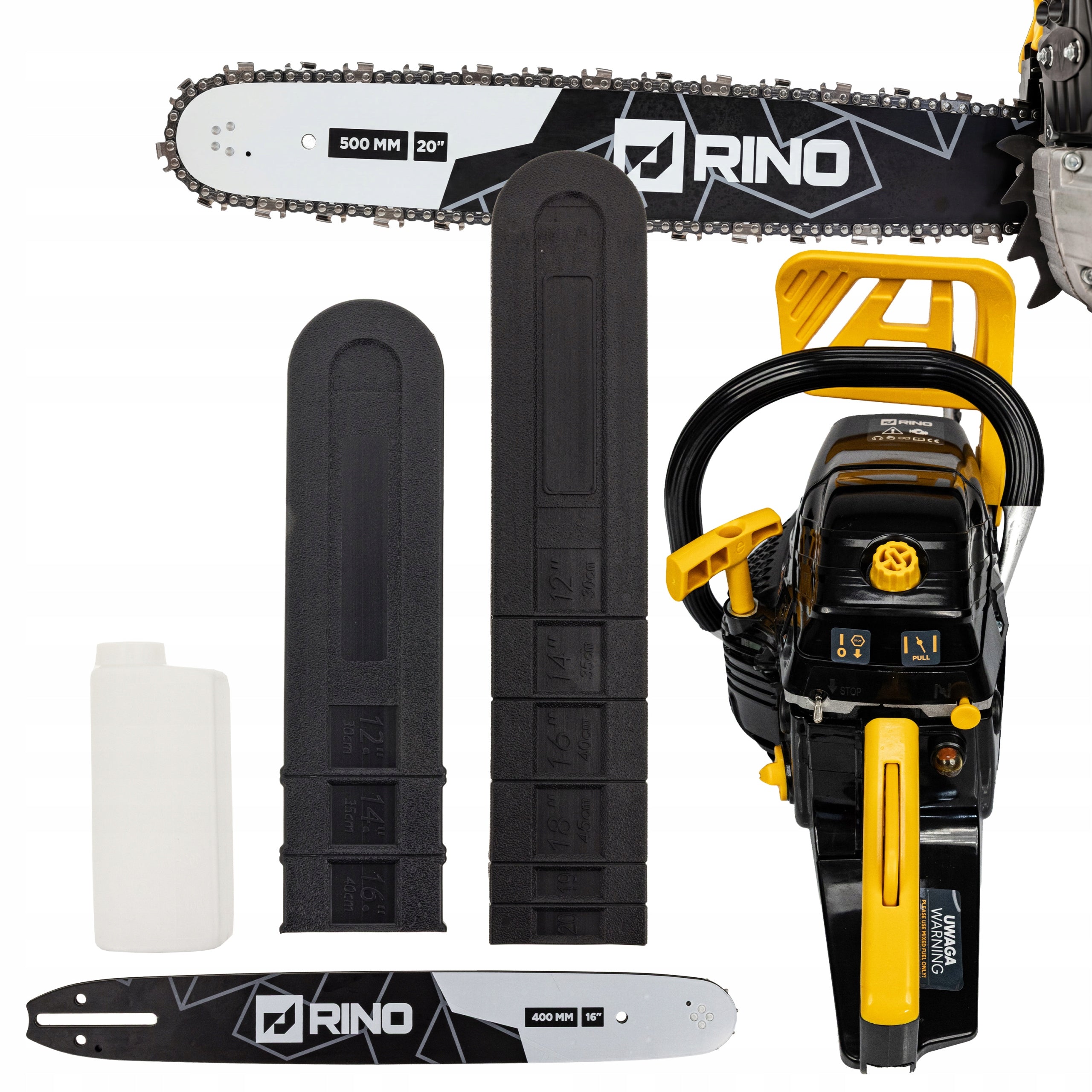 CHAINSAW DIESEL ENGINE 3KM 52CC CHAINSAW GUIDE 20" 16" RINO Brand Rino