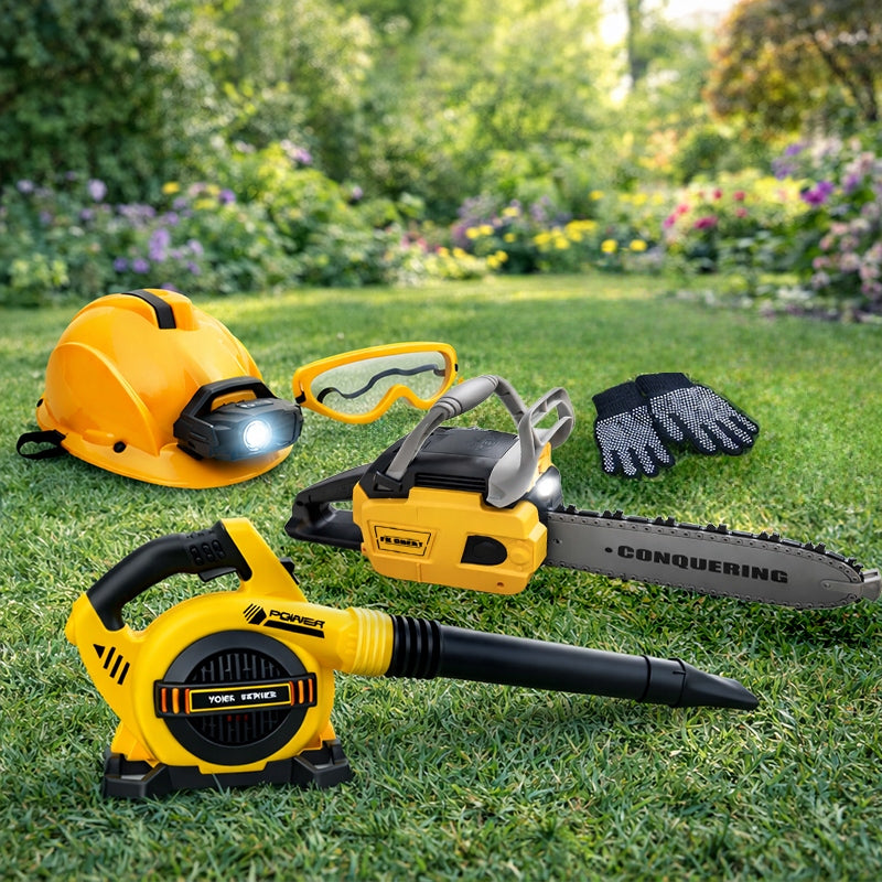 CHAINSAW DIESEL LEAF BLOWER TOY FOR CHILDREN LED HELMET Kind other