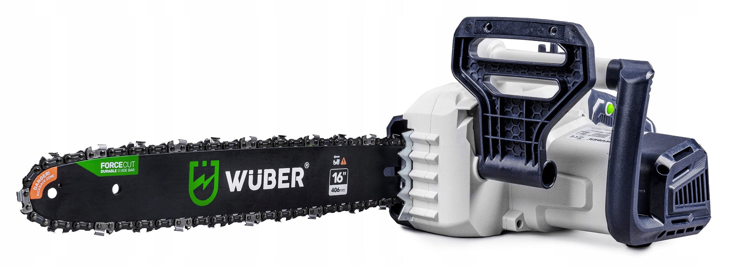 CHAINSAW ELECTRIC WOOD SAW +OIL + GUIDE + 16" CHAIN Chain manufacturer Wuber