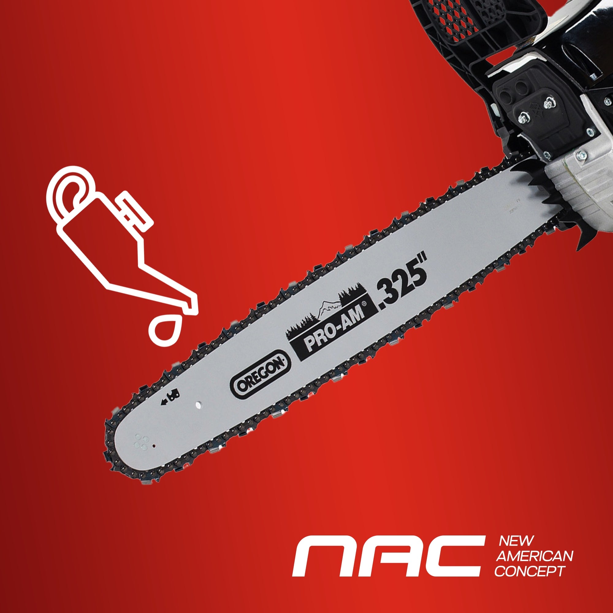 CHAINSAW NAC 50CM (20") 61CM3 2,85KW WALBRO OREGON Device weight 7 kg