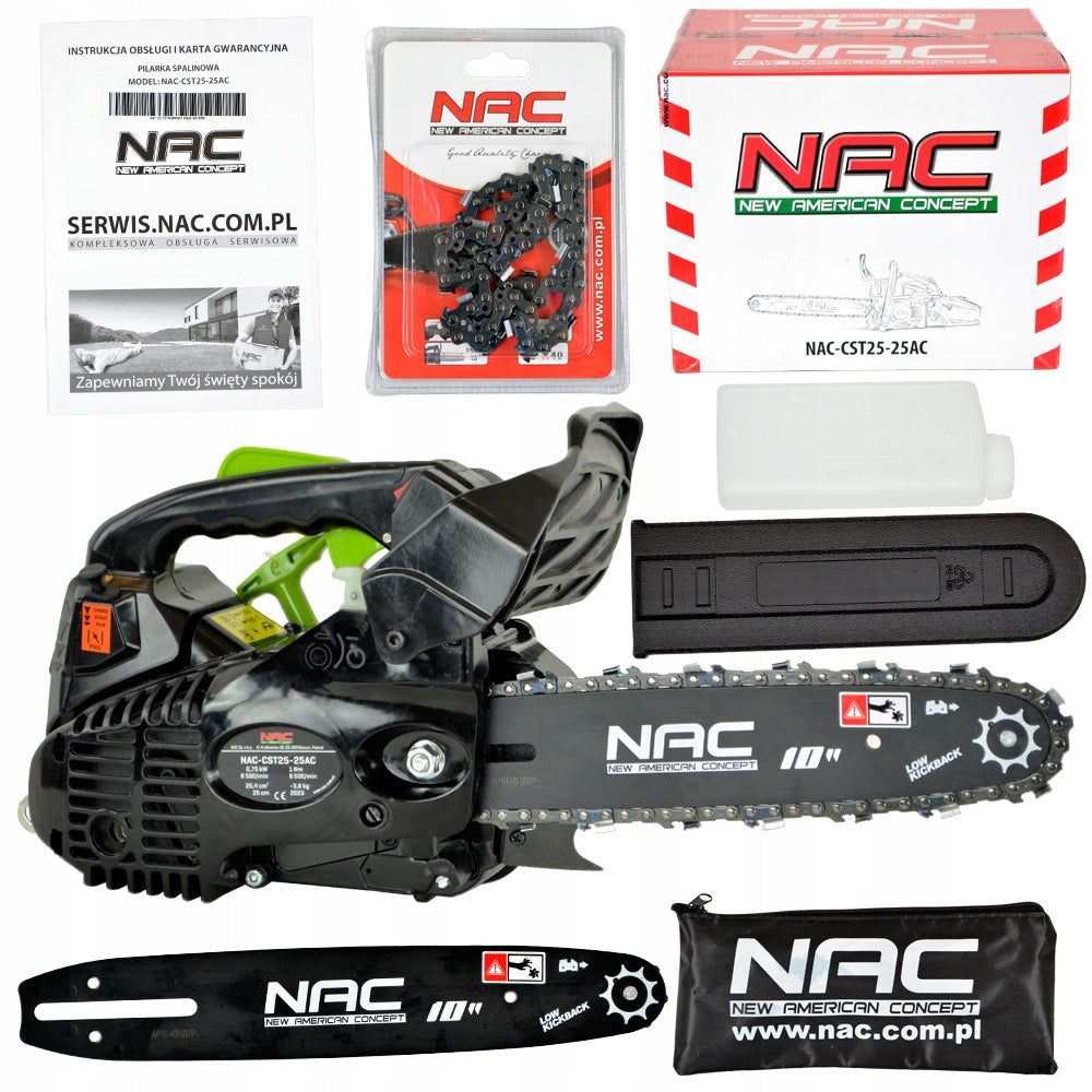 CHAINSAW NAC BRANCH 1.02 KM GUIDE 25 CM LIGHT STRONG