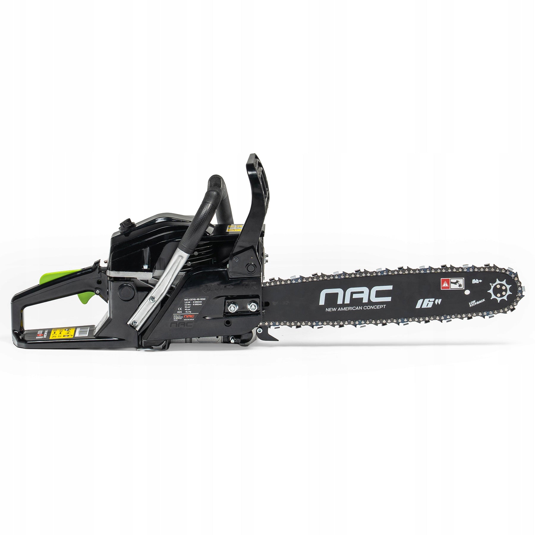 CHAINSAW NAC CST45-40-02AC 16" 45CM3 1,8KW LOW KICK BACK Packaging status original