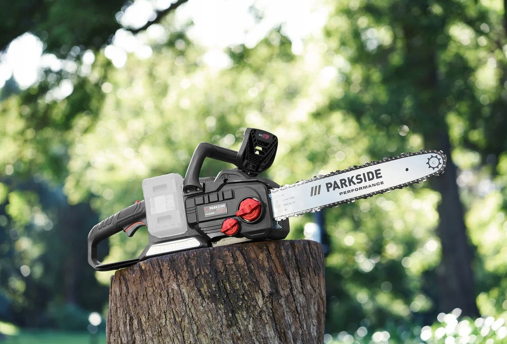 CHAINSAW PARKSIDE 40V X20V for 2 batteries Brand Parkside