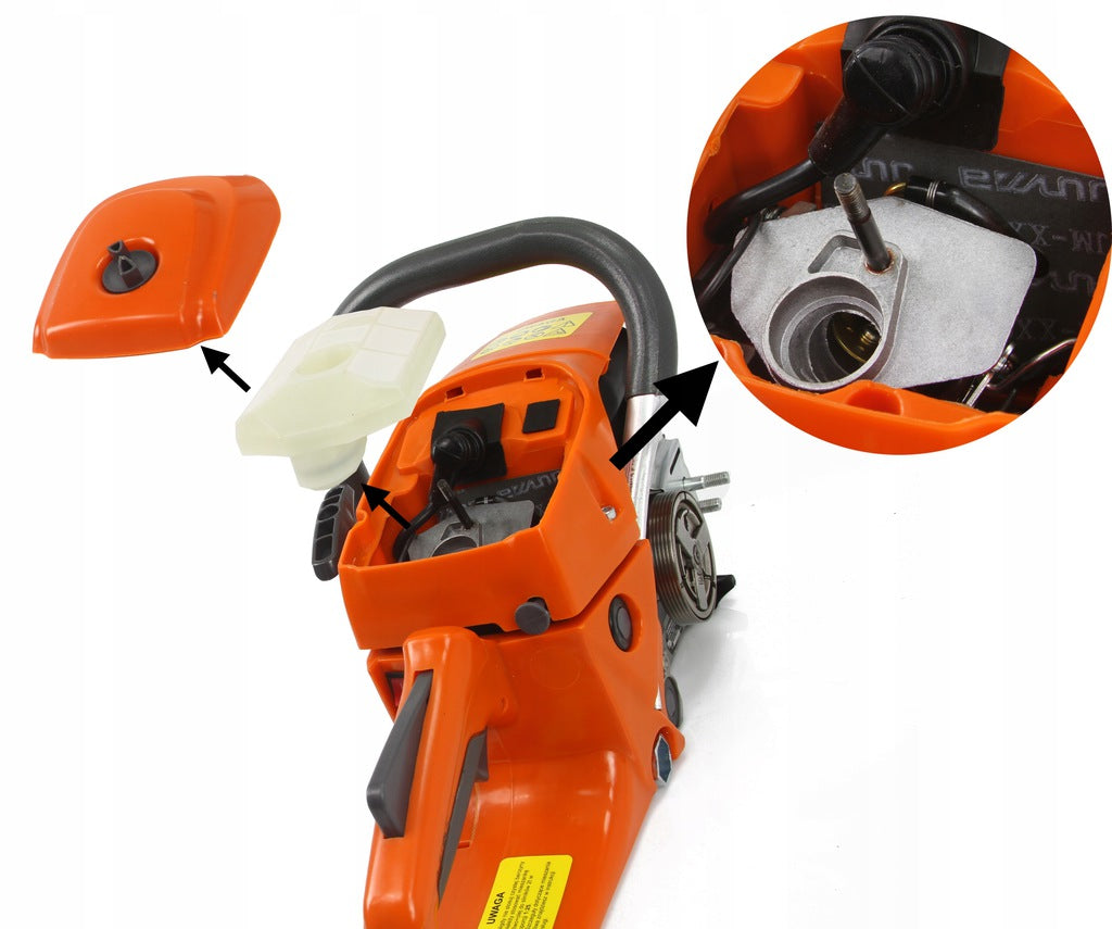 CHAINSAW RQ-65 DEMON THE MOST POWERFUL VERSION 66185 Product weight with unit packaging 7.2 kg