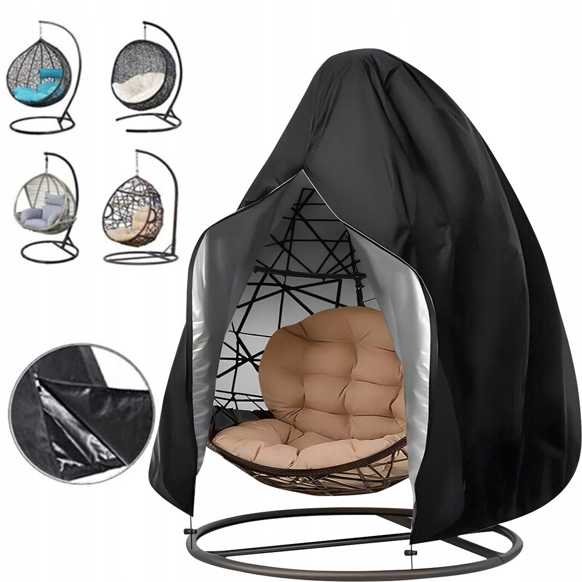 CHAIR COVER HANGING GARDEN SWING COCOON PROTECTION WATERPROOF UV