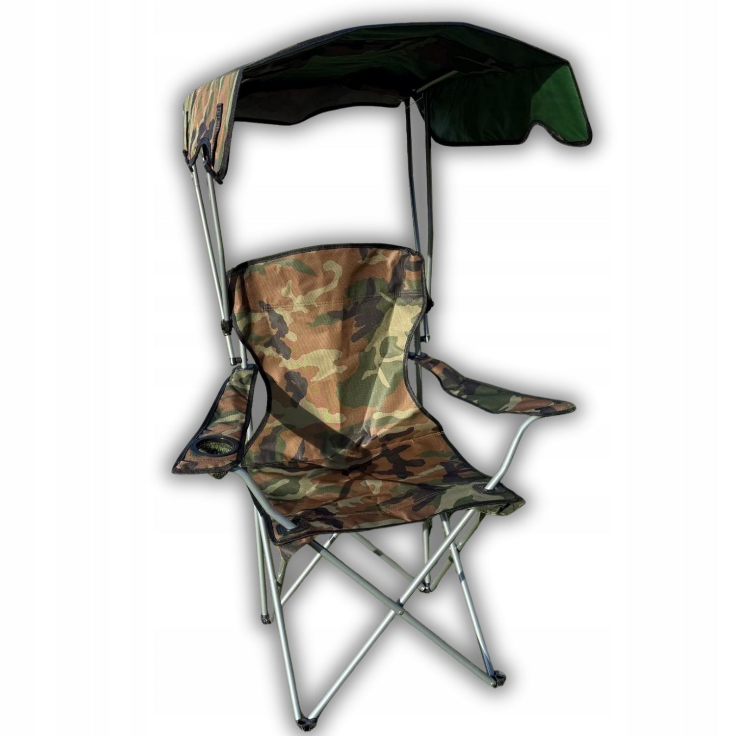 CHAIR FISHING CHAIR WITH VISOR PROFESSIONAL ADJUSTABLE BACKREST Manufacturer code HENGEL-CHAIR-ROOF