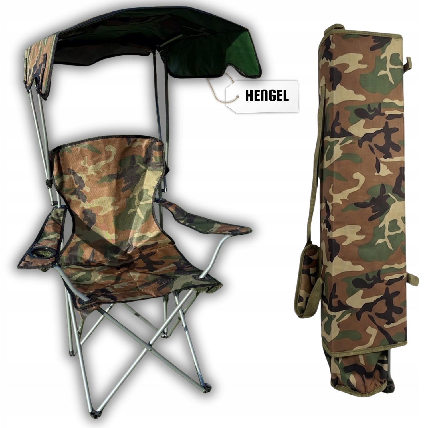 CHAIR FISHING CHAIR WITH VISOR PROFESSIONAL ADJUSTABLE BACKREST