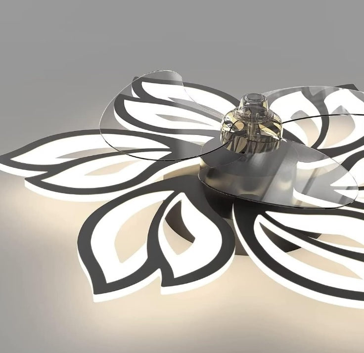 CHANDELIER FAN CEILING LAMP PLAFOND FAN LED PILOT FLOWER 72W Manufacturer code AjieQaQ