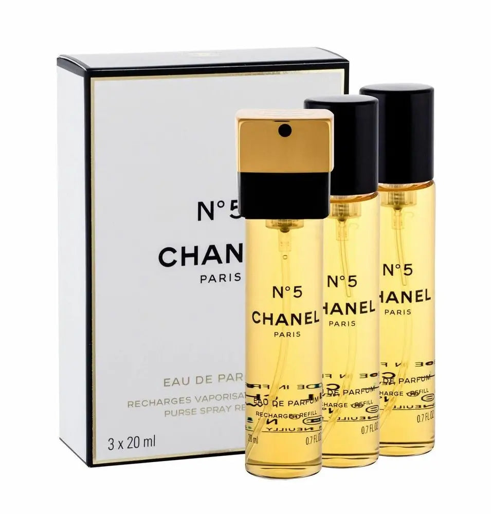 CHANEL Set No 5 EDP 60ml + 3x20ml Refill Packaging volume 60 ml