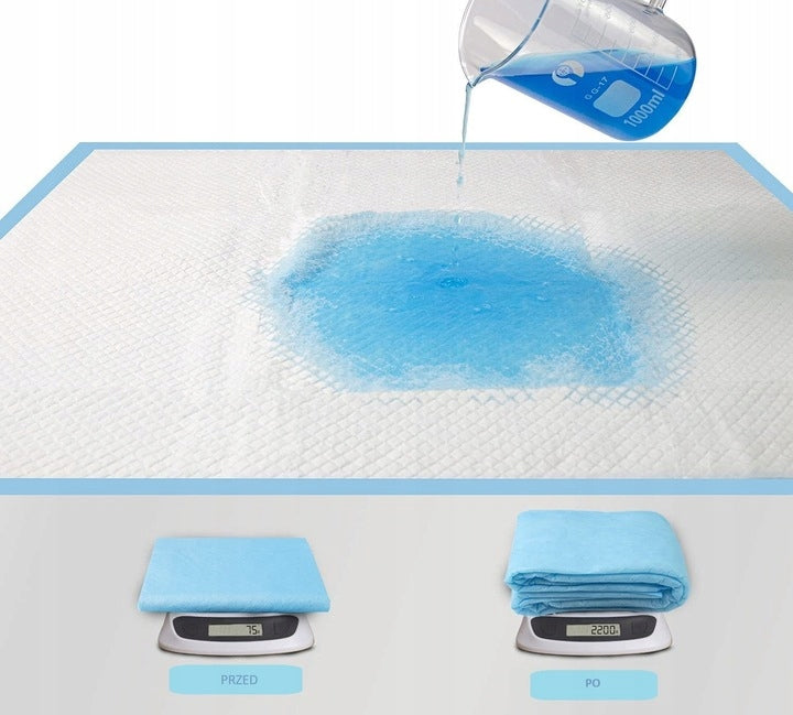 CHANGING PADS SCIENCE PEEING ULTRA ABSORBENT 60X60 CM 50 PIECES MAT Brand no brand