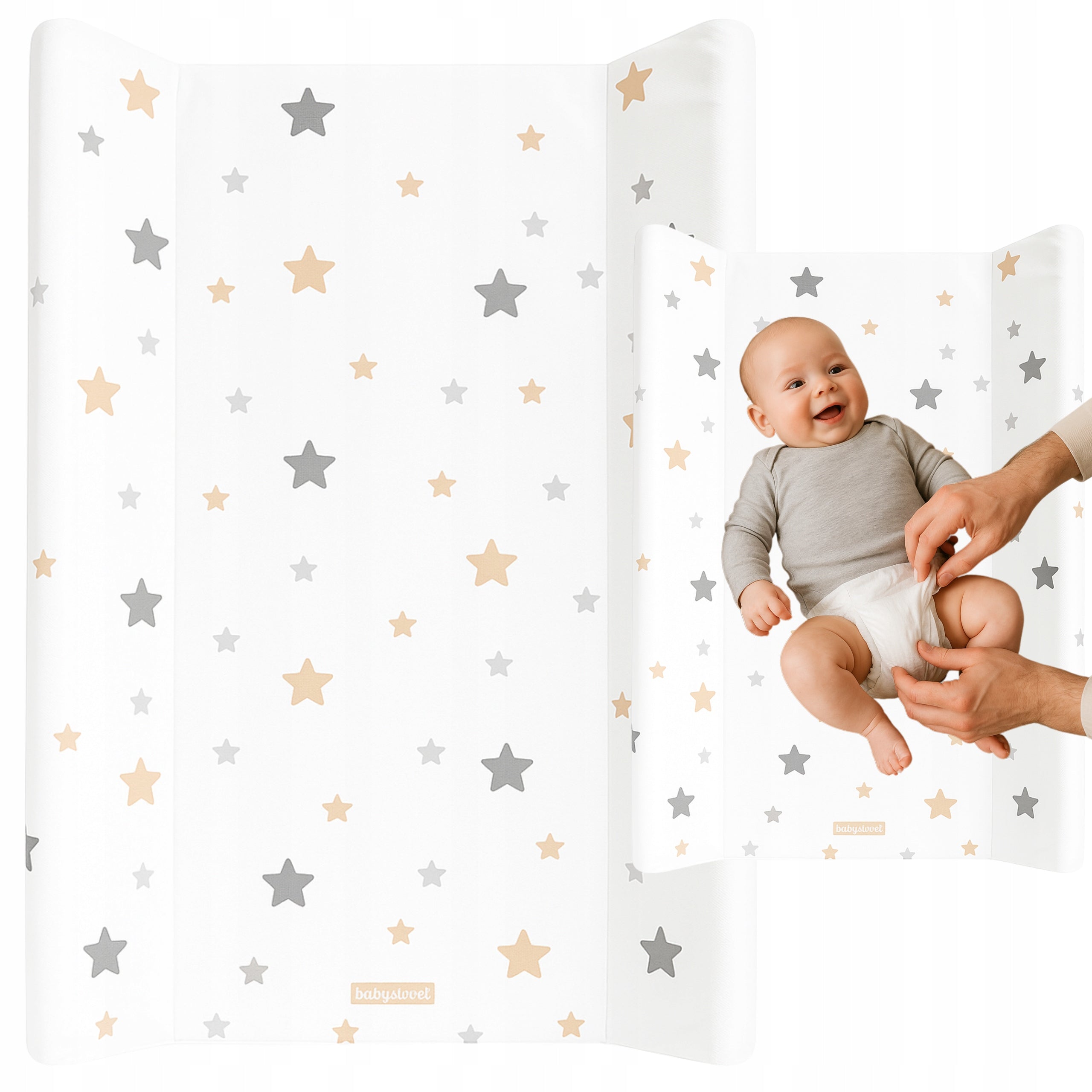 CHANGING TABLE FOR COT 120x60 CHEST OF DRAWERS PADDED HARD WHITE