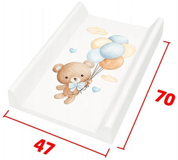 CHANGING TABLE RIGID PROFILED HARD 70x47 FOR COT CHEST OF DRAWERS WATERPROOF Packaging status original