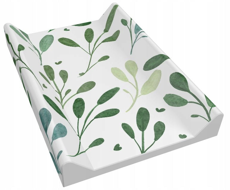 CHANGING TABLE SOFT FOR CHEST OF DRAWERS WATERPROOF 70x47 GREEN LEAVES Manufacturer code CZB 2 1421 LISCIE