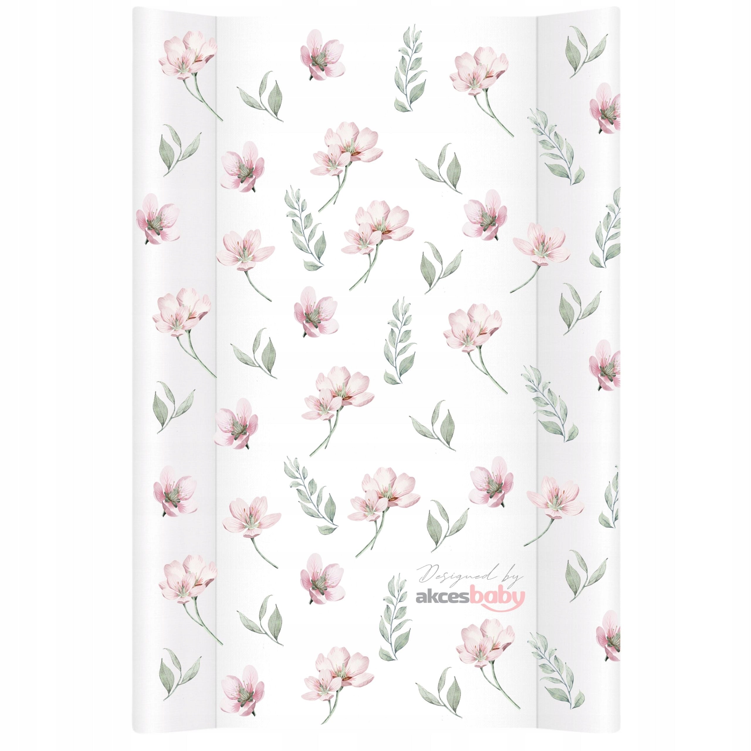CHANGING TABLE rigid for cot 47x70cm FLOWERS PINK MEADOW