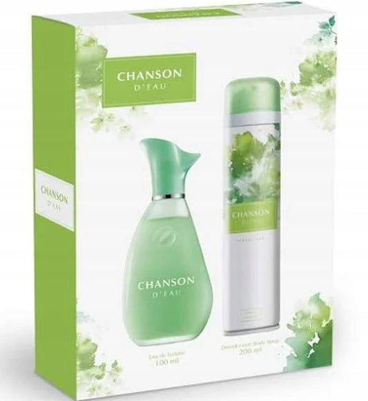 CHANSON D'EAU ORIGINAL PERFUME SET 100ML + DEODORANT 200ML